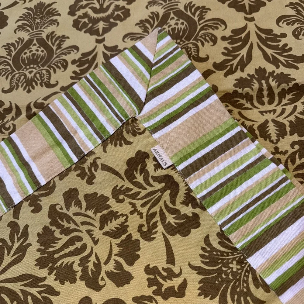 Set Of Two Arhaus Large Pillow Covers, Shams, Cases. Cotton. 25x25 Square